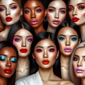 تاثیر رنگ‌ها بر ویژگی‌های چهره