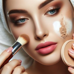کرم پودر برای پوست چرب