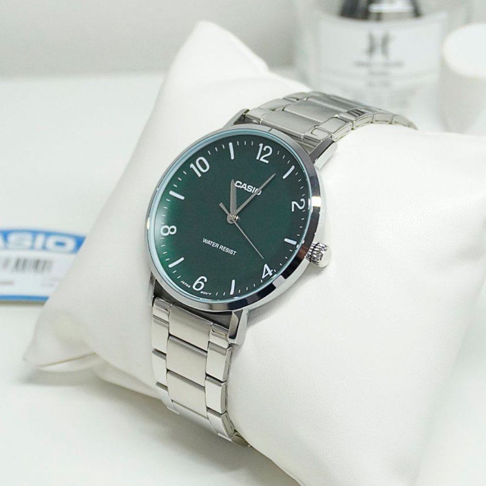 ساعت اورجینال کاسیو کلاسیک مینیمال بند نقرهای - Image 5