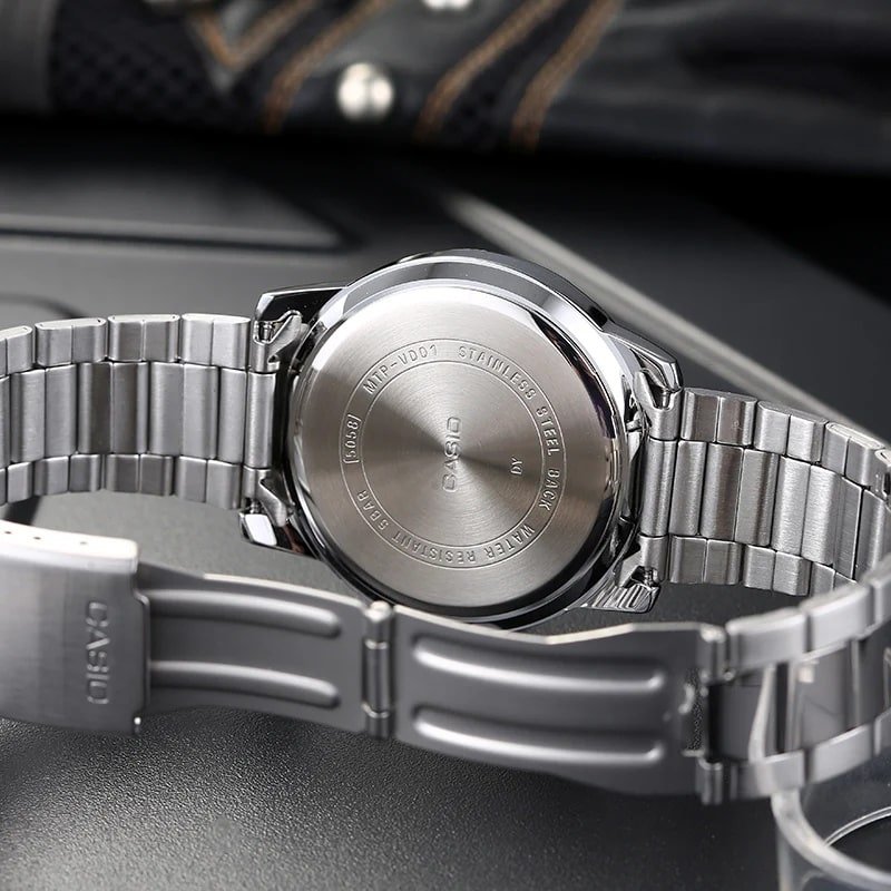 ساعت مردانه کاسیو صفحه سرمه ای مدل5058 - Image 4